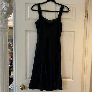 Paraphrase Black Sleeveless Fit & Flare Dress
